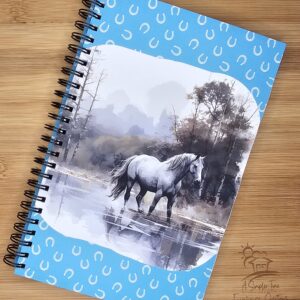 FarmhouseCreations.Store Horse Notebook