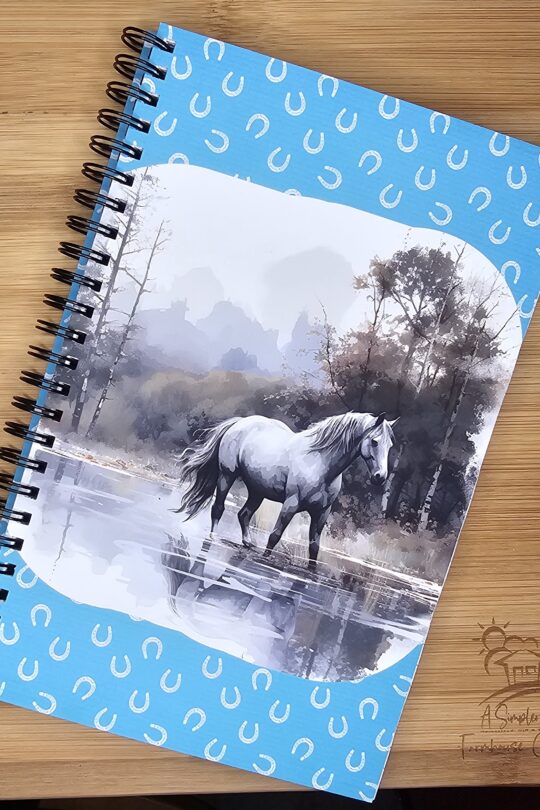 FarmhouseCreations.Store Horse Notebook