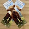 FarmhouseCreations.Store Between The Pages Of A Book Is A Beautiful Place To Be Highland Cow Bookmark