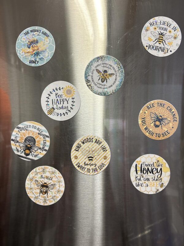 FarmhouseCreations.Store Bee Magnets
