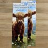 FarmhouseCreations.Store Between The Pages Of A Book Is A Beautiful Place To Be Highland Cow Bookmark