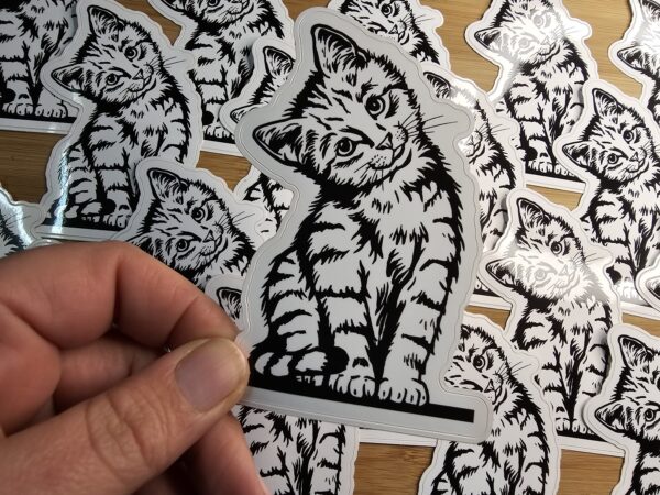 FarmhouseCreations.Store Kitten Sticker