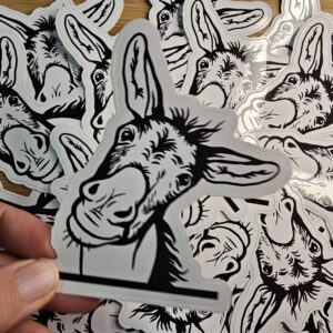 FarmhouseCreations.Store Donkey Stickers