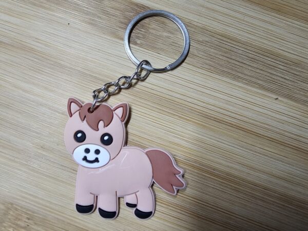 FarmhouseCreations.Store Silicone Horse Keychain