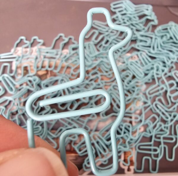 FarmhouseCreations.Store Blue Llama Paper Clip