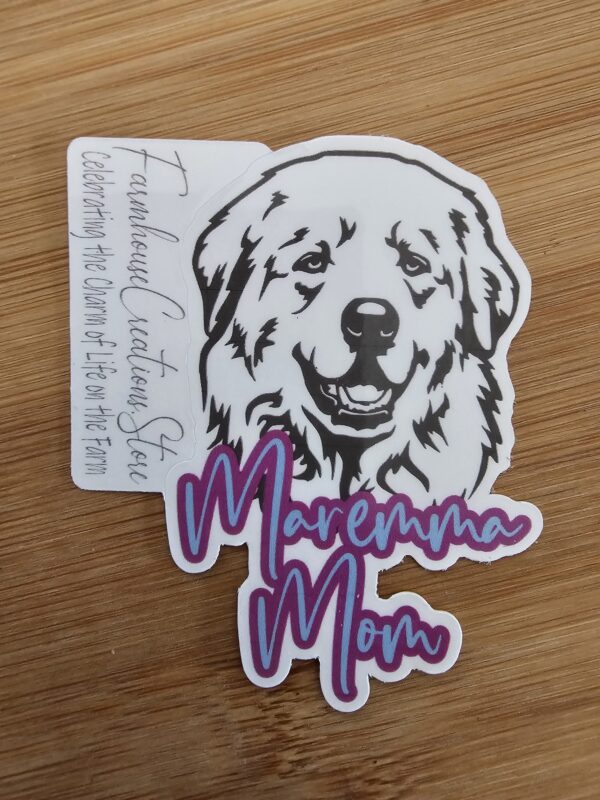 FarmhouseCreations.Store Maremma Mom Stickers