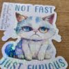FarmhouseCreations.Store Not Fast Just Furious Cat Stickers
