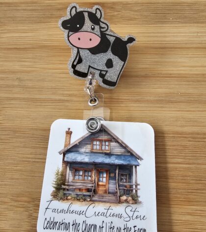 FarmhouseCreations.Store Cattle Name Badge Reel