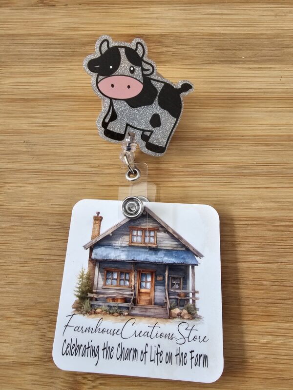 FarmhouseCreations.Store Cattle Name Badge Reel